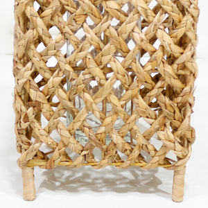 Abat-jour en jacinthe d'eau fait à la main, écologique, porte-bougie rustique écologique pour la décoration de la maison et du salon - Product Image 6