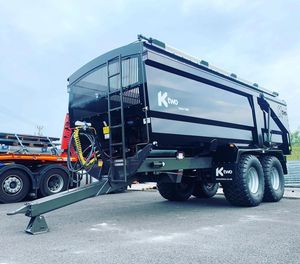 Remorque agricole bon marché chariot à benne basculante ferme Ranch capacité 500Kg chariot de remorque à benne basculante en acier ferme remorque à benne basculante machines agricoles - Product Image 6