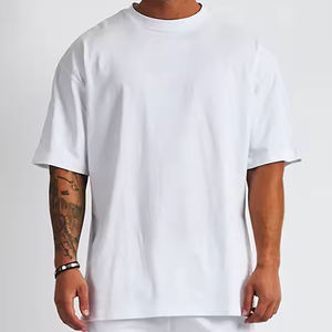 Camisetas Lisas Transpirables de Alta Calidad, 100% Algodón, 240 g/m², Hombros Caídos, Estampado en Relieve, Estilo Pro Club, las Más Populares - Product Image 3