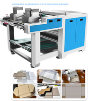Machine à rainurer automatique pour boîtes rigides, machine à rainurer en V pour la fabrication de boîtes cadeaux en carton