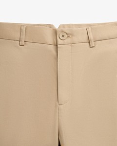 Shorts en toile pour homme, coupe droite, en élasthanne/coton, écologiques, respirants, séchage rapide, confortables, design décontracté d'été, couleur unie - Product Image 4