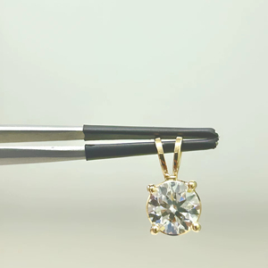 ลดกระหน่ำสร้อยคอทองคำ14K สำหรับทุกเพศดีไซน์สวยพร้อมจี้ดอกไม้ - Product Image 3