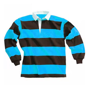 Logo personnalisé respirant décontracté à manches longues vêtements de sport maillot de rugby polos pour adultes uniformes d'équipe de rugby personnalisés - Product Image 3