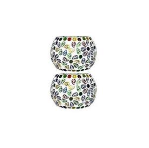 Bougeoir T-Light Mosaic Design de mariage pour la décoration intérieure de la maison pour la table de fête ou le dîner de nuit - Product Image 1