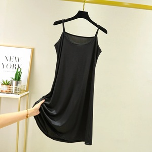 Large Size Base Loose Thin Style New Top Dress Halter Long Style Quality Summer <b>Skirt</b> Plus Size Women's Dresses - Product Image 5
