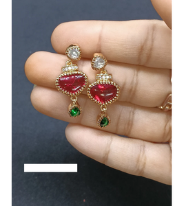 Joyería de tuerca de moda con forma redonda clásica y brillo llamativo perfecto para regalo o estilo personal de la India - Product Image 5