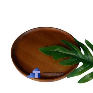 Bandeja de servicio de madera natural hecha a mano superventas, utensilios de cocina decorativos del fabricante de Vietnam para venta al por mayor - Product Image 2