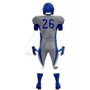 Custom Premium Football Kit New Design with Durable Material Breathable Short Sleeve for American Football - Product Image 3