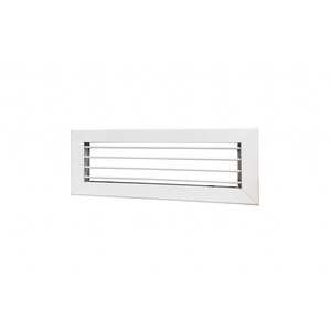 Grille d'admission en aluminium peint blanc Tecnosystemi pour systèmes de climatisation, registres et grilles - Product Image 1