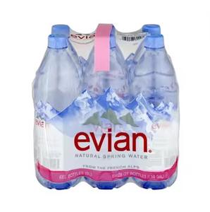 Promotion de l'eau minérale de source Evian de qualité supérieure, de qualité premium, en provenance de France, en formats 1L/1,5L/2L - Product Image 2