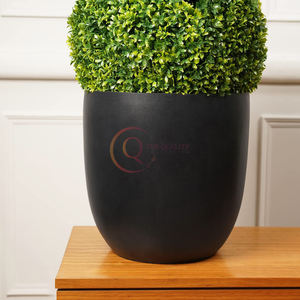 Maceta de carbón de lujo con diseño más letest forma ovalada de florero artificial uso para el jardín del hogar sala de estar maceta - Product Image 5