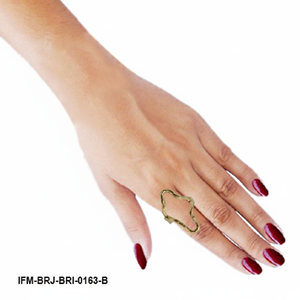 Trendy Handmade Organic Brass <b>Statement</b> <b>Ring</b> Sculptural Minimal Jewelry Gift For Her - Product Image 3