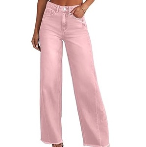 กางเกงยีนส์ขาบานสำหรับผู้ชาย, กางเกงยีนส์ลำลองทรงปกติทรงพอดีตัวขนาดใหญ่พิเศษกางเกงฮิปฮอประบายอากาศได้ดี - Product Image 1