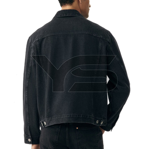 Chaqueta vaquera informal para hombre de gran calidad para invierno, técnica lavada con botones frontales, revestimiento ODM sólido con opción multicolor - Product Image 6