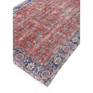 Alfombra de Lana Anudada a Mano Vintage Pae-2880, Grande, con Diseño Floral Rojo y Naranja, para Sala de Estar, Pasillo, Dormitorio de Adolescentes, Rectangular - Product Image 2