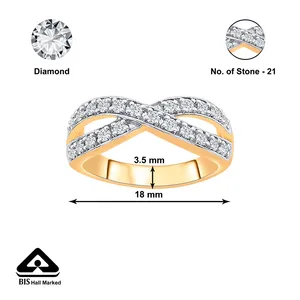 แหวนเพชรทองคำอินฟินิตี้ วิสเปอร์ไลน์ - Product Image 5