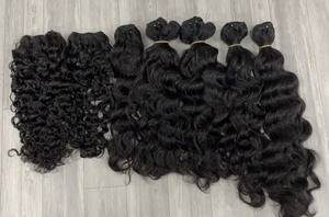 Extensiones de cabello humano de trama de piel birmana cruda vietnamita para mujeres Estilos fáciles de hacer con estilos Afro y Curl de encaje HD incluidos - Product Image 6