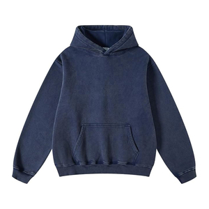 2025 haute demande femmes léger 100% coton polaire pull à capuche solide numérique bas quantité minimale de commande hiver récolte sweats à capuche vente en gros - Product Image 1