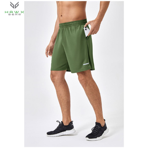 Short de golf respirant à séchage rapide pour hommes Short de travail athlétique évacuant l'humidité avec poche en toile - Product Image 1