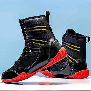 Chaussures de boxe personnalisées de haute qualité avec votre propre logo, collection d'usine en vente - Product Image 6