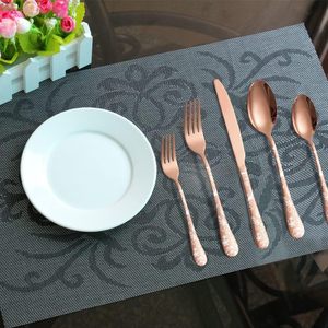 Couteau à steak de luxe avec manche floral, acier inoxydable de qualité supérieure, dîner, prise en main confortable et bien équilibrée - Product Image 2