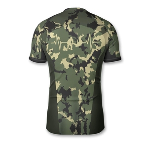 Rashguard เสื้อยืดแขนสั้นพิมพ์ลายซับลิเมตยืดหยุ่นสูงน้ำหนักเบาใส่สบายเหมาะสำหรับการสั่งซื้อจำนวนมาก - Product Image 6