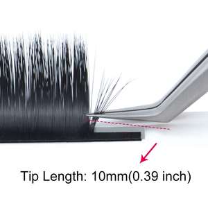 Pince à épiler d'extension de cils en titane de marque privée avec emballage en tube - Product Image 6