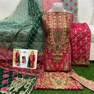 Fancy <b>Pakistani</b> Women Lehenga Choli Embroidered Shalwar Kameez for <b>Eid</b> Latest Collections - Product Image 1