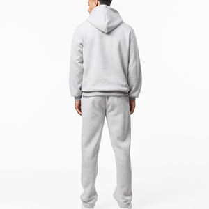 ชุดวอร์มผ้าฝ้ายแบบสวมหัวสำหรับผู้ชายชุดวอร์ม2ชิ้นแบบสวมหัวทรงโอเวอร์ไซส์สำหรับผู้ชาย - Product Image 6