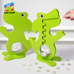 Tirelire chiot en bois vintage une façon amusante pour les enfants d'économiser de l'argent W02A441 - Product Image 3