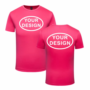 T-shirt personnalisable à séchage rapide avec motif uni imprimé devant et derrière personnalisé avec votre logo ou photo Cadeau parfait - Product Image 3