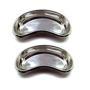 Bandeja renal de acero inoxidable MEDIHEAL SURGICAL CORP de la mejor calidad, 8"/4", acabado pulido, tamaño estándar, hueca, para uso médico y quirúrgico - Product Image 1
