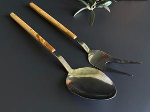 Juego de Cubiertos de Madera Hechos a Mano, Duraderos y Elegantes para Cocina, Comedor, Decoración de Eventos, Regalos, de la India, Juego de 2 - Product Image 5