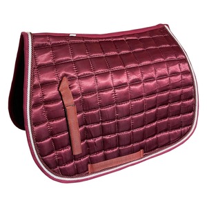 Manta de Silla de Montar Ecuestre de Alta Calidad para Salto y Doma, Accesorios de Equitación, Relleno de Lana, Cubierta de Cuero, Forro de Felpa - Product Image 1