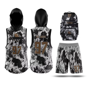 Compression à bas prix sublimé 7v7 drapeau Football uniforme paquet vêtements de sport Football américain avec sac à dos - Product Image 1