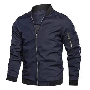 Blouson Bomber d'Hiver Personnalisable Nouveau Design Homme Femme Col Montant Boutons Corne Brodé Style Urbain Imperméable - Product Image 2