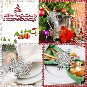 แหวนผ้าเช็ดปากคริสตัลสุดหรูไม่ซ้ำใครรูปทรงวินเทจของตกแต่งโต๊ะปาร์ตี้งานแต่งงานผ้าเช็ดปากแบบพิเศษสำหรับคริสต์มาสอินเดีย - Product Image 1