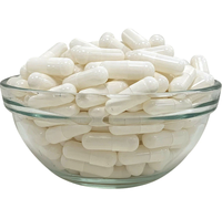 Capsules vides personnalisées en pullulan, couleur transparente, en HPMC végétal, rigides et creuses, pour la production de compléments alimentaires (vente en gros)