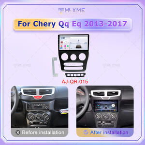 Cadre de tableau de bord pour autoradio DVD de voiture d'usine pour CHERY <span class=keywords><strong>QQ</strong></span> 2013-2017 9 pouces Noir mat Stéréo vidéo de voiture Cadre de tableau de bord - Product Image 4