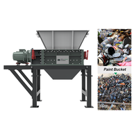 Déchiqueteur à double arbre personnalisé en usine pour le recyclage des périphériques informatiques