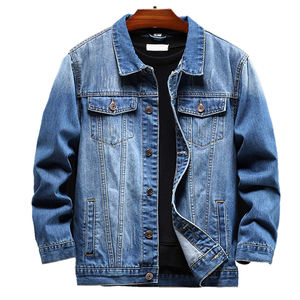 Veste en jean brodée en denim à manches longues, mode vintage décontractée, de haute qualité, à vendre à des prix raisonnables - Product Image 1