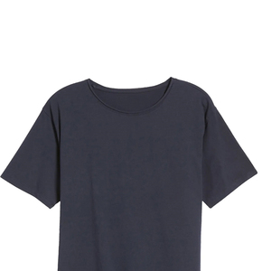 Camiseta de Verano Casual de Manga Corta con Cuello Redondo, 100% Algodón, Color Sólido, con Estampado Digital, Transpirable y de Secado Rápido para Hombre - Product Image 6