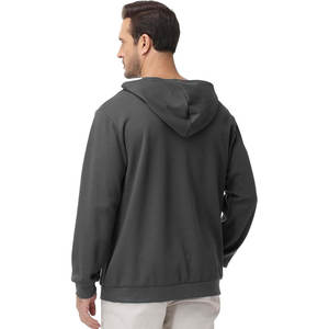 Custom 400 GSM Heavyweight 100% Cotton Terry Fleece Winter Pocket Blank Oversized Digital Printing <b>Hoodie</b> - Product Image 2