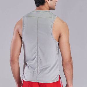 Camiseta Deportiva Personalizada de Alta Calidad para Hombre, Cuello Cuadrado, para Gimnasio, Informal, Verano, Diseño Sólido, Transpirable, Talla Grande, Secado Rápido - Product Image 6