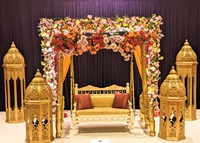Lampes marocaines élégantes pour entrée de mariage, en matériau FRP, taille et couleur personnalisables, pour la décoration de mariage, pour la décoration d'événements aux États-Unis