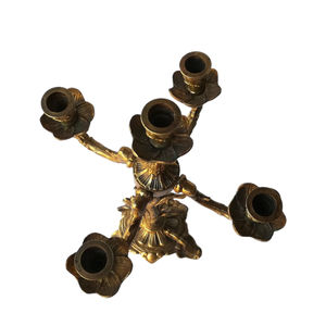 Incroyable chandelier T-Light poli doré de qualité supérieure de fabrication indienne pour la décoration de la maison et de mariage - Product Image 3