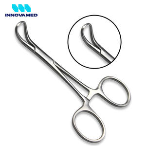 1 pièce Pince à pansements chirurgicaux dentaires 90 mm en acier inoxydable, instrument médical orthopédique - Product Image 5