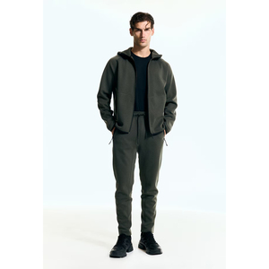Custom Logo Unisex Fleece Sportswear Tracksuit High Quality Plain Heavyweight Oversize French Terry Cotton Distressed Hoodie - Product Image 3