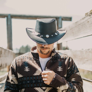 Sombrero de vaquero de cuero de verano más vendido con impresión de logotipo personalizado Nuevo estilo Accesorio deportivo de moda a un precio inmejorable - Product Image 4