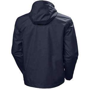 Veste de pluie pour homme sur mesure, col montant, coupe-vent, fermeture éclair, imperméable, vêtements d'extérieur, approvisionnement OEM - Product Image 3